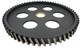 Milling Wheel 14" · 8 X 8 X 40mm Length · Premium · Nylon Core
